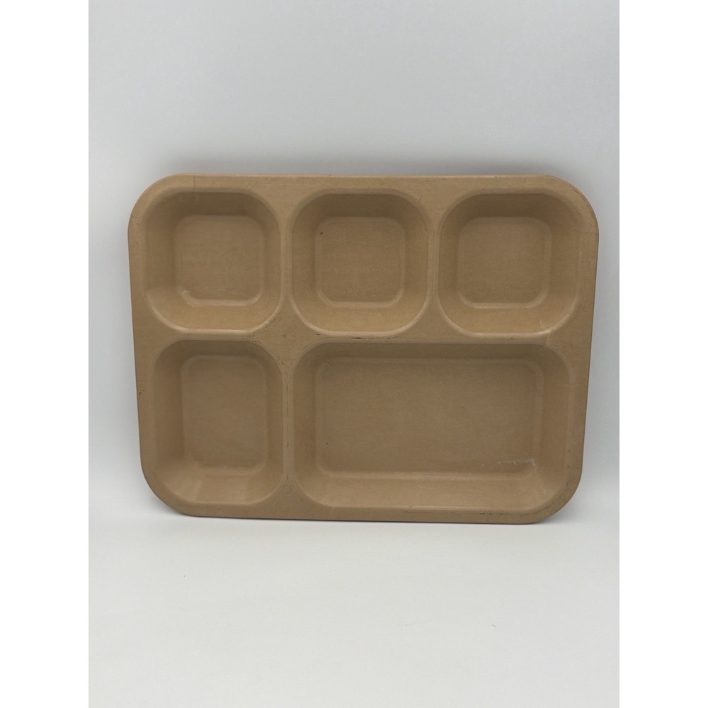 Vintage 1978 US Military Mess Hall Tray 5 Compartment Halsey Inc Scranton PA